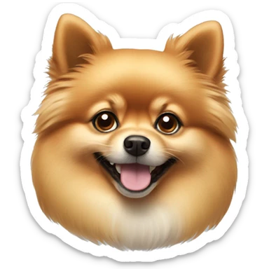 Pomeranian dog sticker