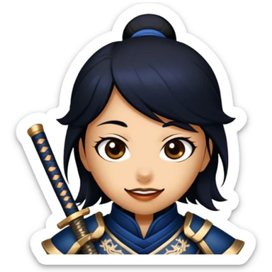 Vigilant Samurai sticker