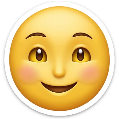 Stereotypical yellow emoji winking sticker