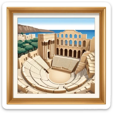 Cinematic Realistic Odeon of Herodes Atticus Emoji sticker