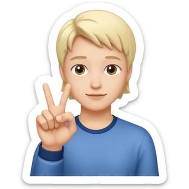 Yvl handsign, slightly different angle sticker