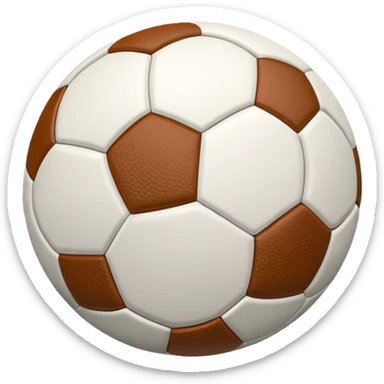 create a football icon inspired by airbnb category icons it should just be a white outline sticker