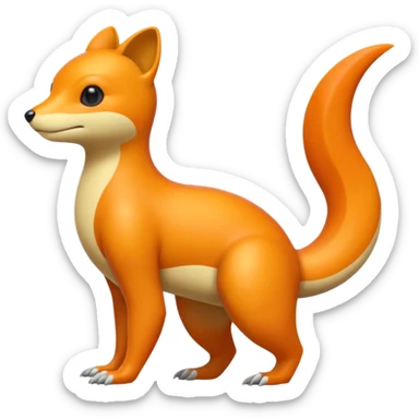 Buizel-Fakémon-hybrid-creature (full body)  sticker