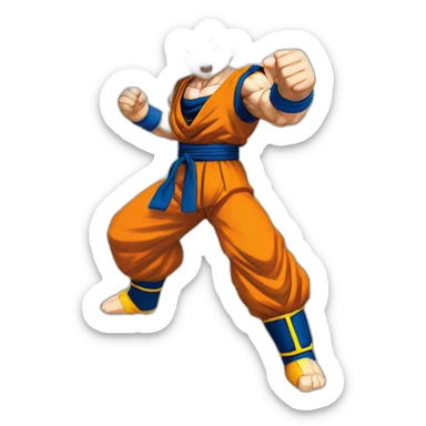 Goku kamehameha sticker