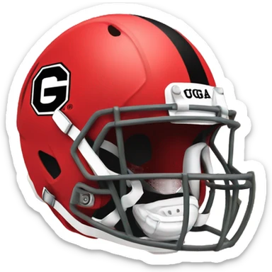 UGA football  sticker