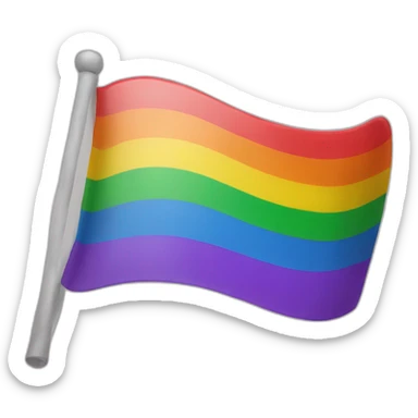 Anti LGBT flag sticker