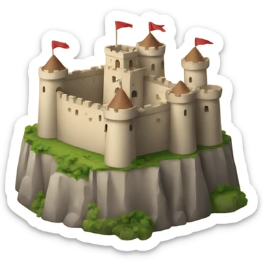 Castillo de arena sticker