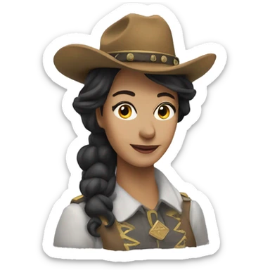Jane Doe from the musical ride the cyclone sticker