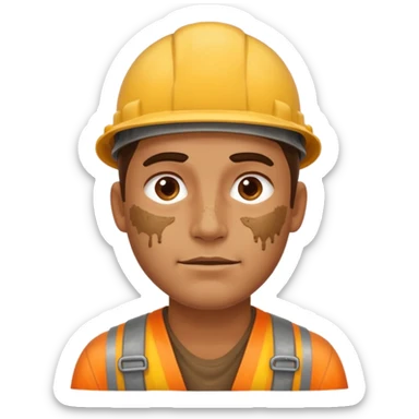 hardworking man sticker