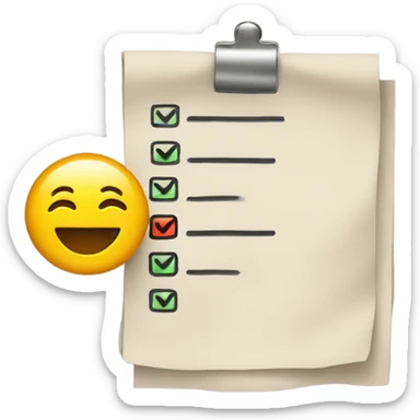 checklist pinned  sticker