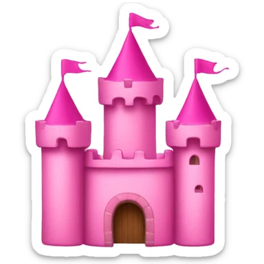 Pink Castle sticker