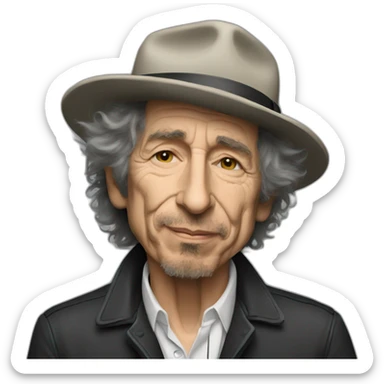 bob dylan sticker
