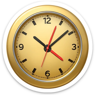 Clock it emoji sticker