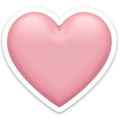 Pink pastel heart sticker