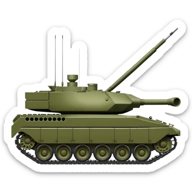 leopard 2 tank sticker