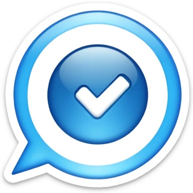 Instagram Blue Tik sticker