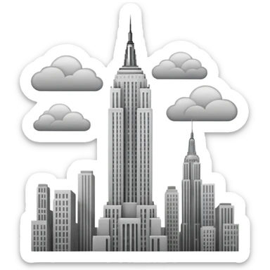 empire state building sticker