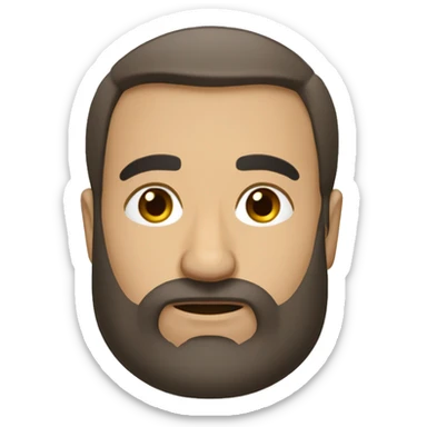 Serbian emiji of guy  sticker