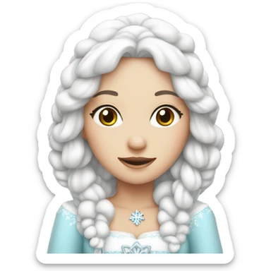  White Snow Maiden sticker