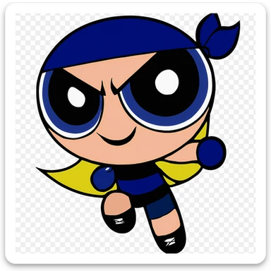 Keep the picture quality and style exactly the same as the original image. Make the face a bit scary by giving the eyes a more intense, unsettling stare and the mouth a subtle sinister or creepy grin. No other changes. sticker