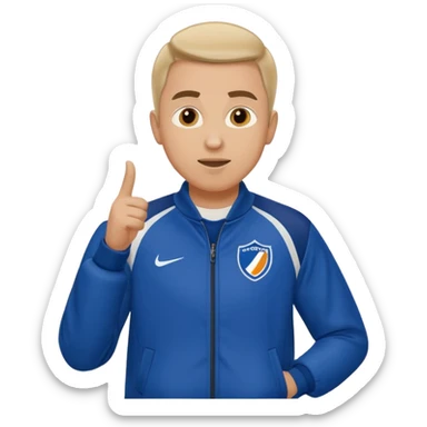 soccer mentor giving a pep talk sticker