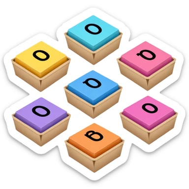 cartons de loto sticker