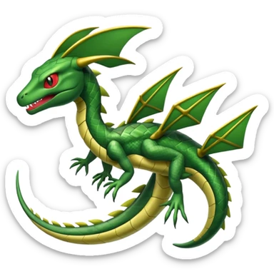 Rayquaza-Sceptile-fusion sticker