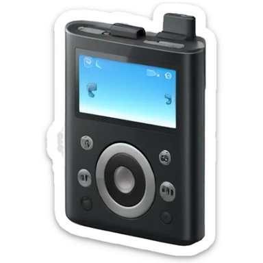 MP3 player sticker