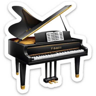 Piano sticker