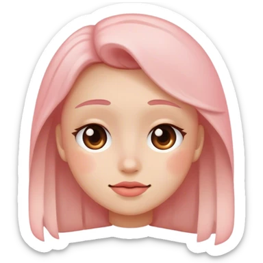 Cara de vergüenza  sticker