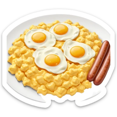 Breakfast scramble  sticker
