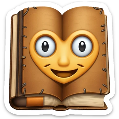 a huge book closed with thousands of pages sticker