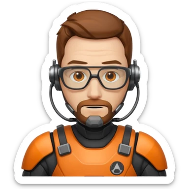 gordon freeman sticker