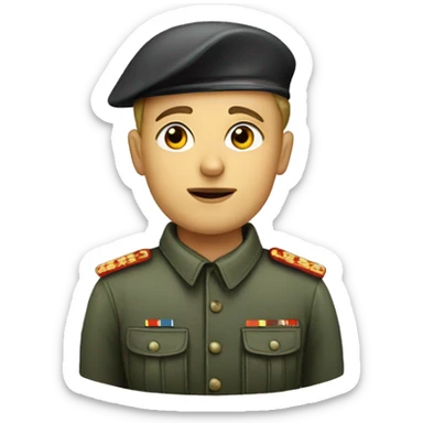 GDR Soldier sticker