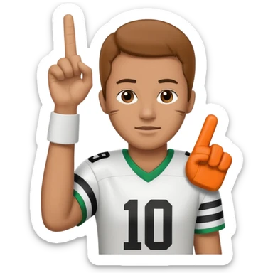 watching football game sticker