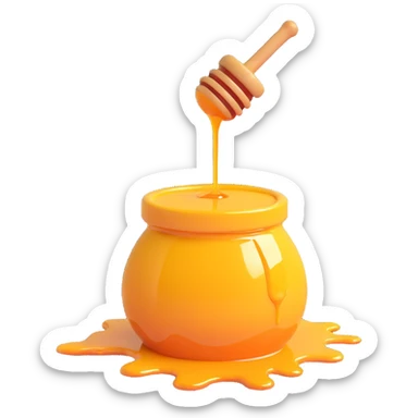 honey pot dripping sticker