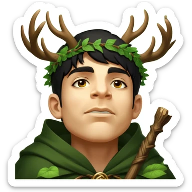 Forest Wizard sticker