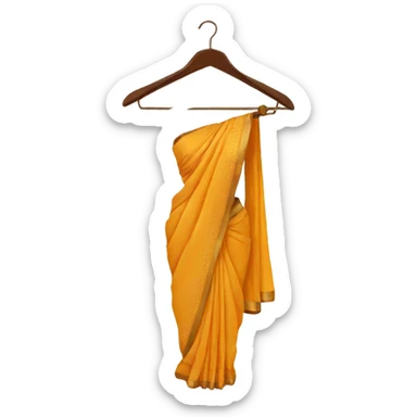 Hanger with saree  sticker