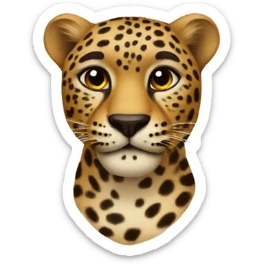 leapord  sticker
