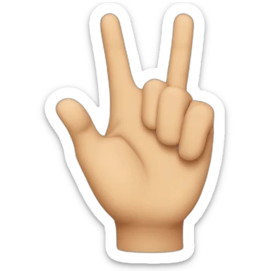 a finger pointing at me sticker