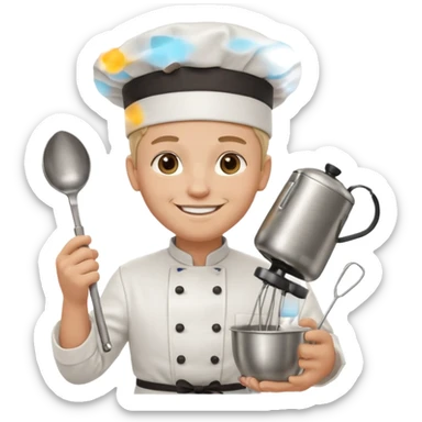 Mixer with Chef sticker