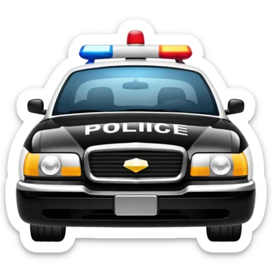 Police Car sticker