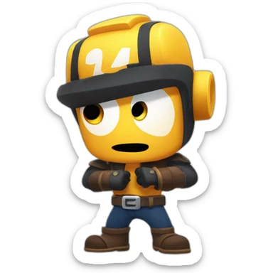 Brawl stars colt sticker