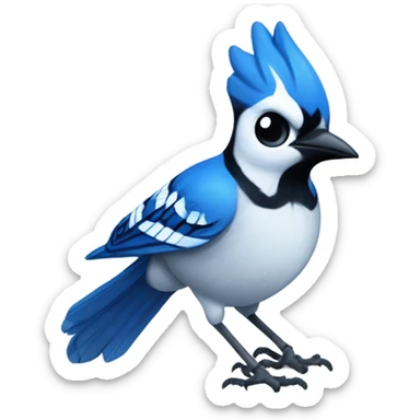 Blue jay  sticker