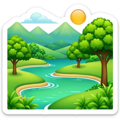 Generate nature sticker