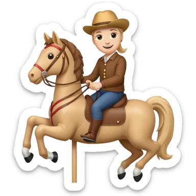 hobby horsing sticker