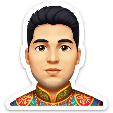 Folkloric Dancer sticker