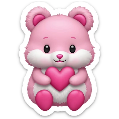 Erotic Sex plush toy full height  sticker