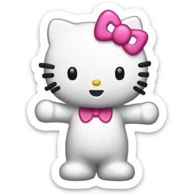 Hello Kitty Playful Core sticker