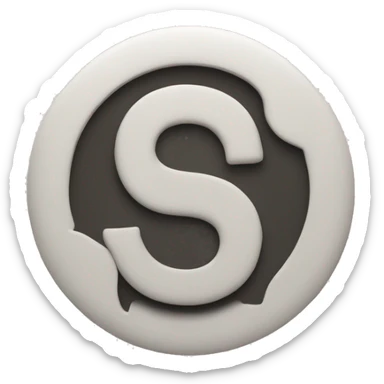 create a circle with an S and a 15 inside sticker